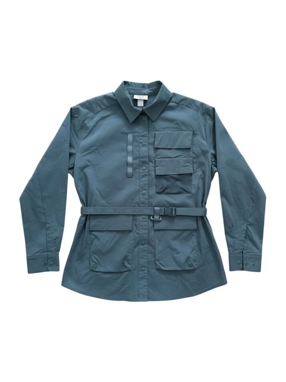 H&M MOVE  Blue/Green Utility Streewear Belted Jacket ~ Small